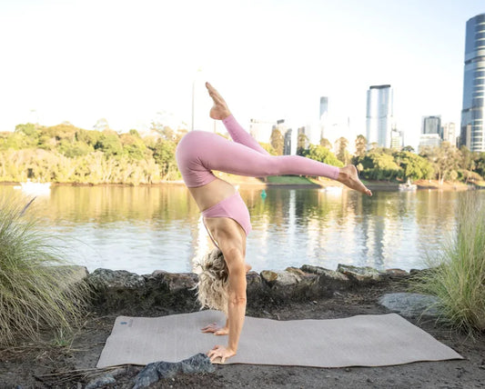 jute mat for hot yoga session