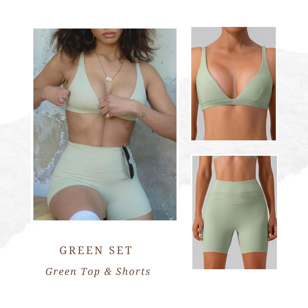 Trail Shorts & Top Activewear Combo