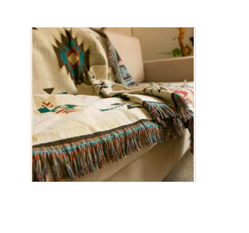 Ethnic Style Woven Blanket