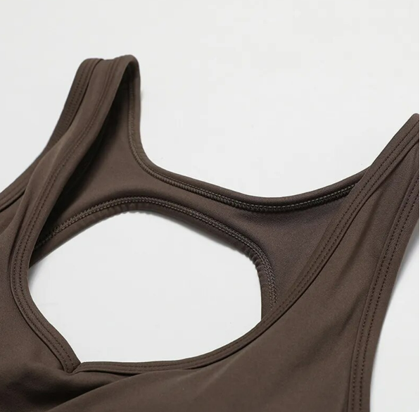 High Compression Long Yoga & Pilates One-Piece Open Back