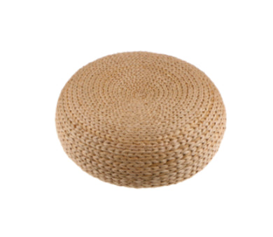 Hand Crafted Straw Cushion - Thick