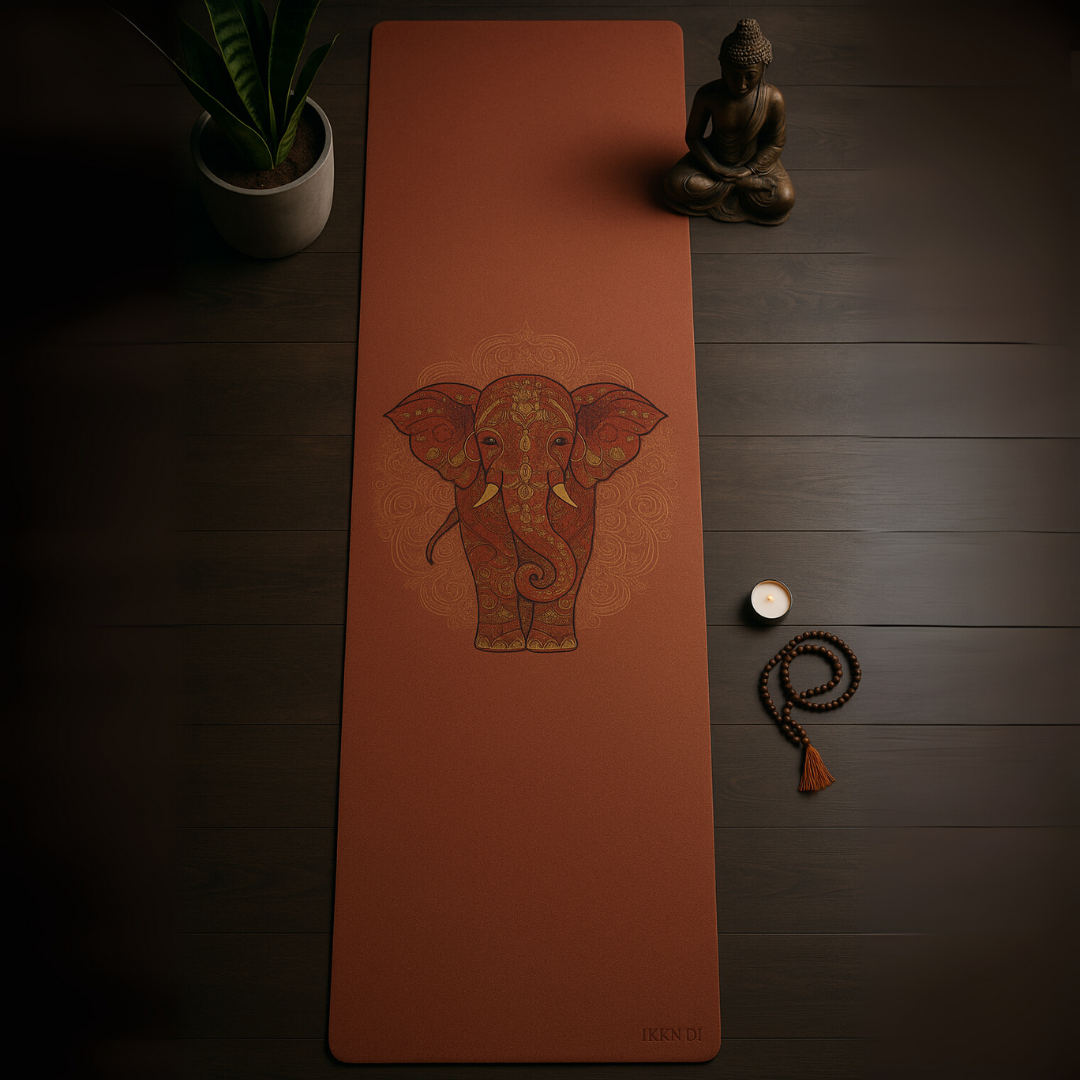 Powerful Elephant Premium Cork Yoga Mat