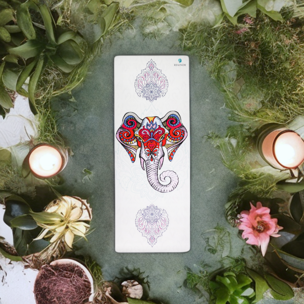 EcoLuxe Elephant Vegan Suede Yoga Mat