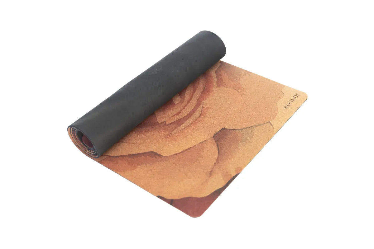 Rose Art Premium Cork Yoga Mat - Rekindi