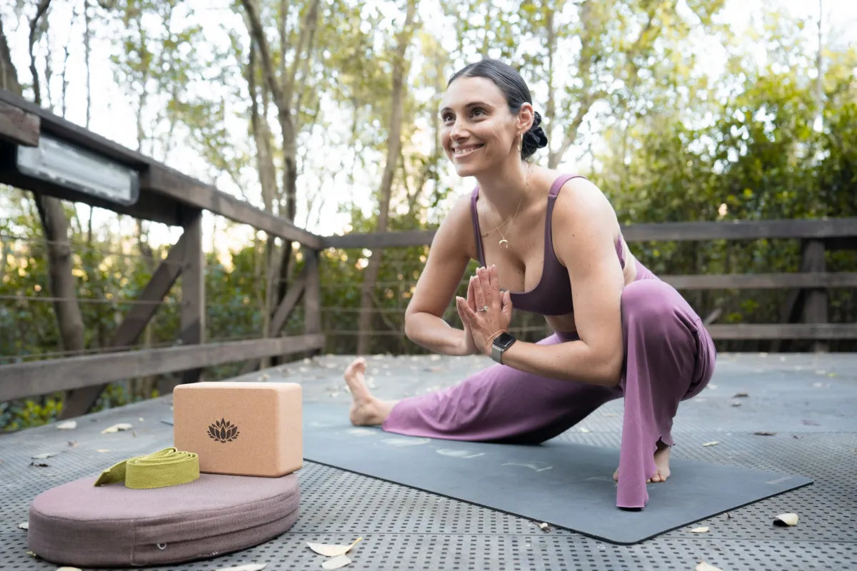 Lunar Harmony Premium Cork Yoga Mat