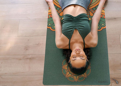 Green Mandala Premium RubberYoga Mat