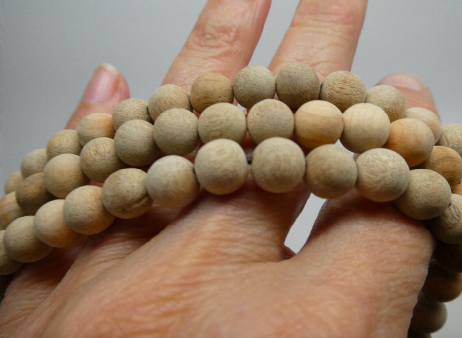 108 Mala Beads - Sandwood Tibetan Buddhism Prayer Beads